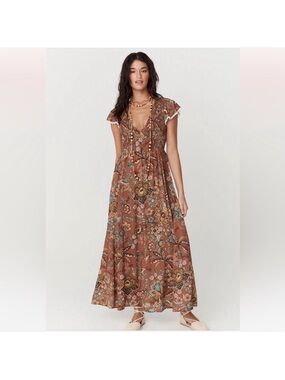 Spell Mojave Lily shirred maxi dress 🕊️
